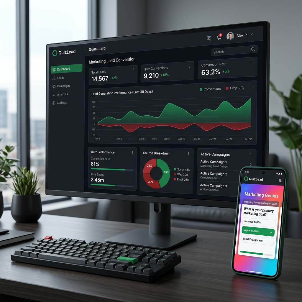 QuizLead Dashboard
